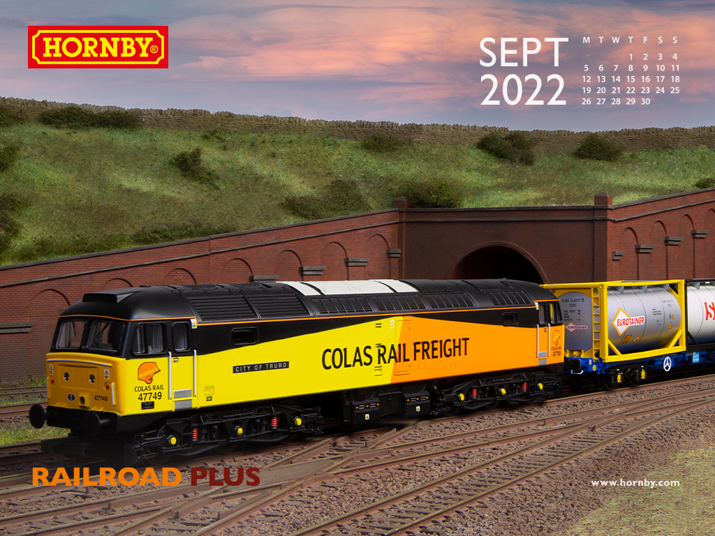 September 2022 Desktop Calendar Hornby Hobbies