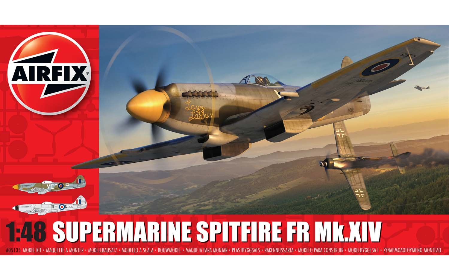 Details about   Mark I Models 1/144 Supermarine Spitfire Mk.XIV Bubbletop Far East Service 2in1 