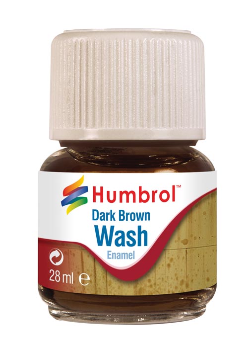28ml Enamel Wash - Dark Brown