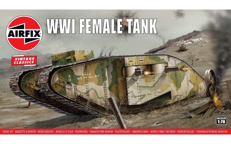 Airfix A01304v Classics Churchill Mk.vii Tank Model Kit Scale 1 76 for sale online 