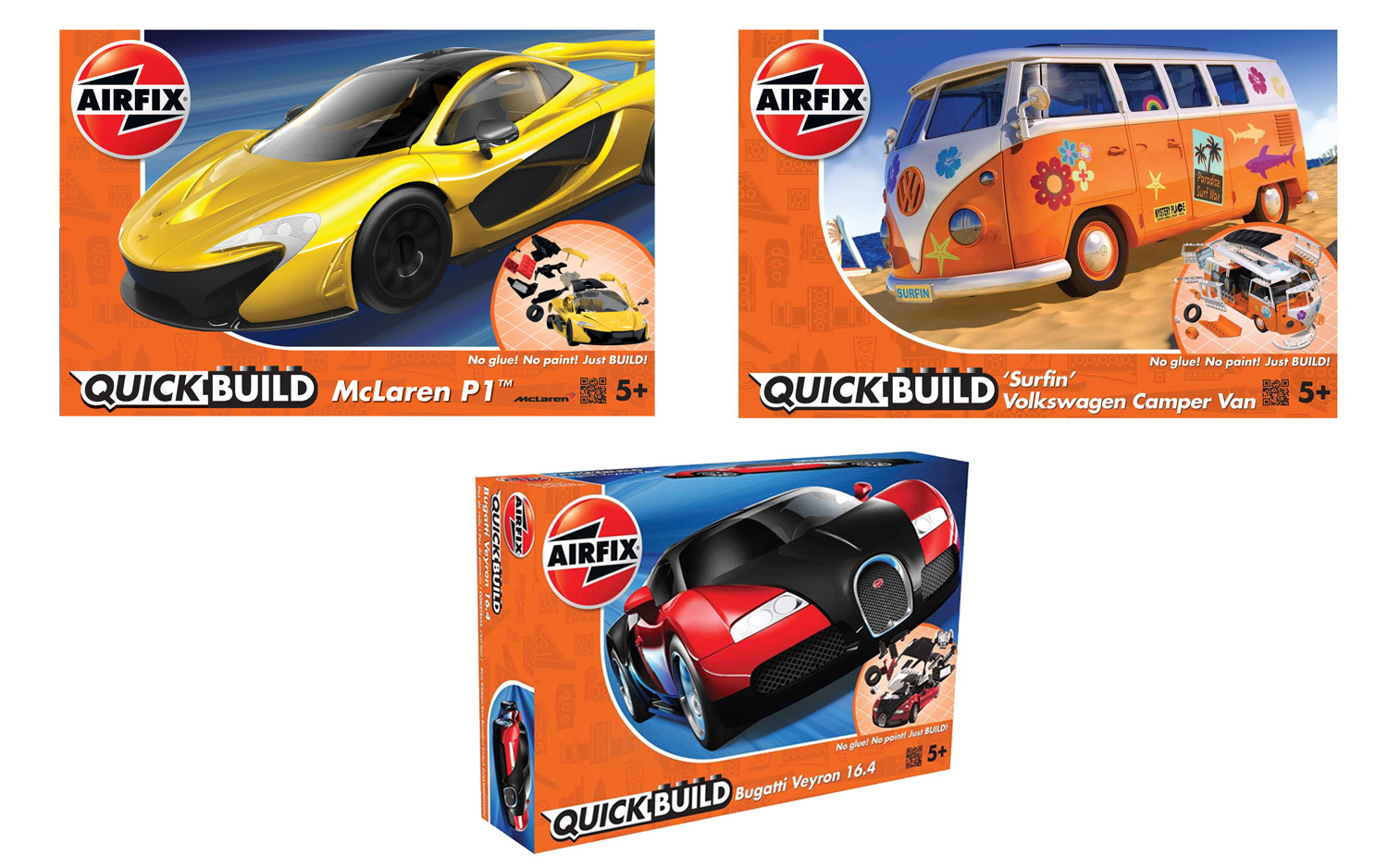 airfix quick build cars