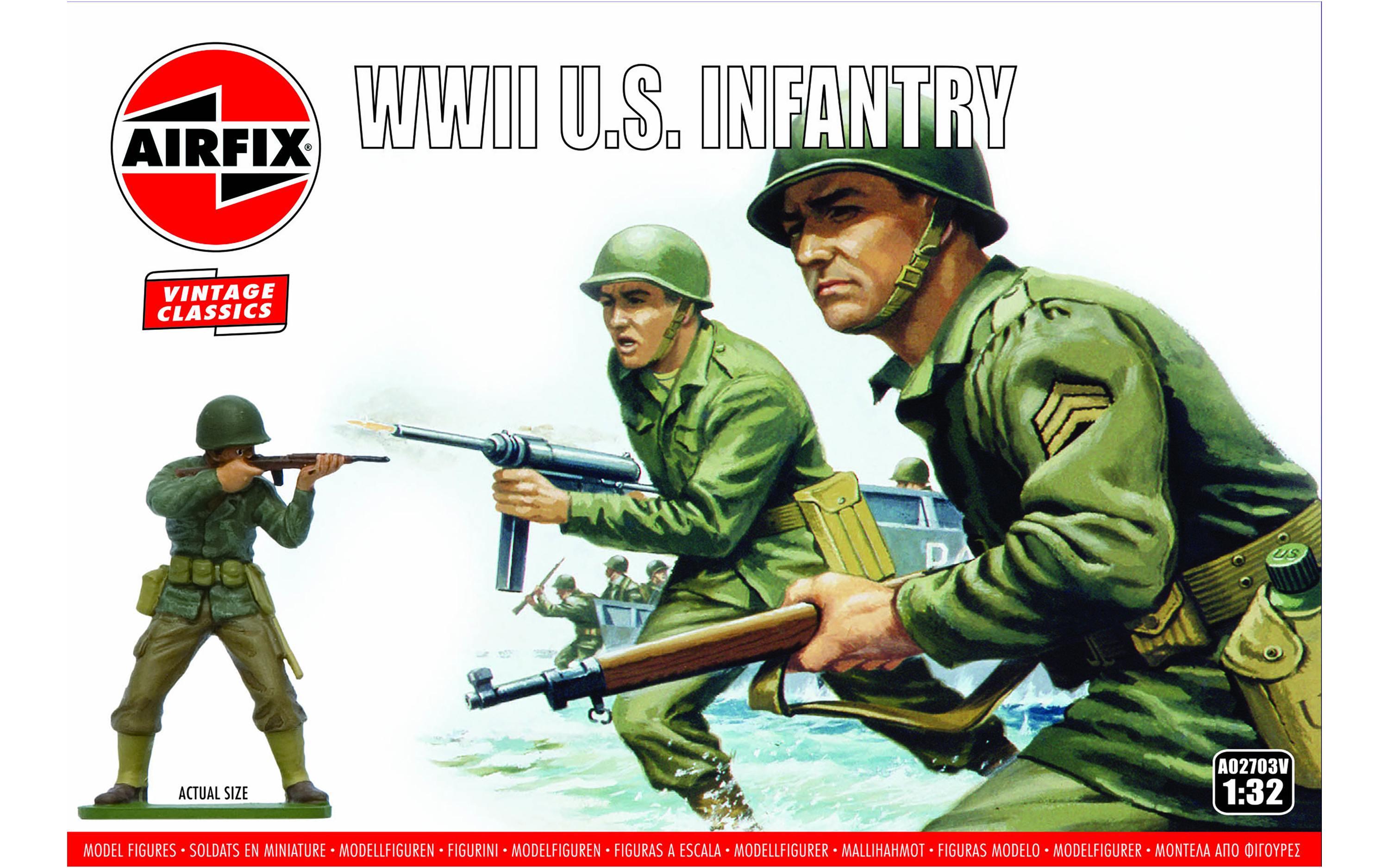 A02703V Airfix | WWII U.S. Infantry - plastic modelling kit
