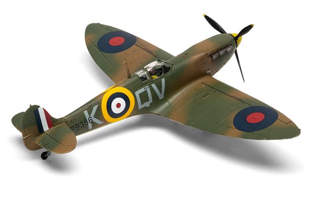 Kit De Maqueta Airfix Supermarine Spitfire MKia - Escala 1:72, 36 Piezas | Para Principiantes