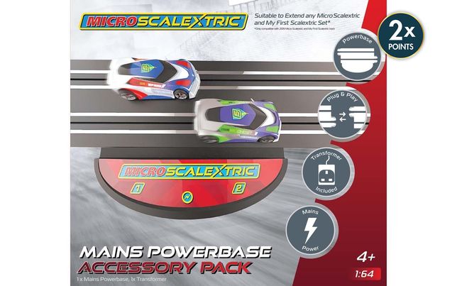 Micro Scalextric Mains Powered Track Piece (UK) Micro Scalextric Mains Powered Track Piece (UK)