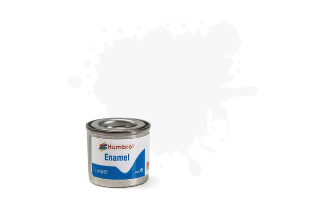 Enamel paint shop off white