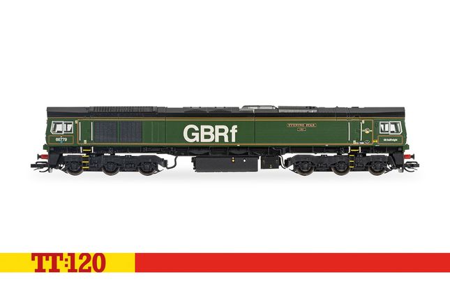 TT3018M GBRf, Class 66, Co-Co, 66779, 'Evening Star' - Era 11