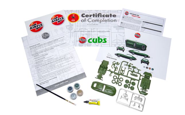 Airfix Cub Activity Packs - Jaguar E-Type