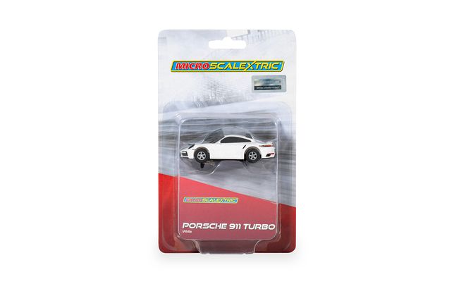 Voiture Scalextric Porsche Carrera Turbo C.105 - Couleur Blanc/ivoire, Occasion, Fabriqué En France