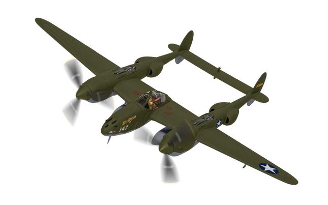 AA36615 Lockheed P-38G Lightning 43-2264 'Miss Virginia', 339th FS