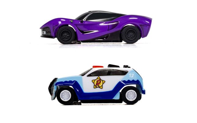 Micro scalextric sales police patrol