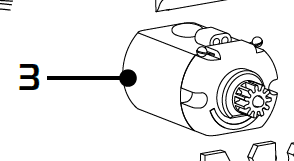 Scalextric Standard Motor Pack (35mm Shaft)
