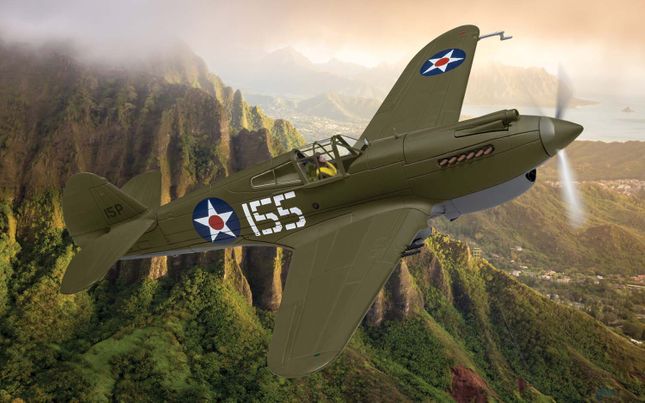 AA28105 P40 Warhawk Pearl Harbor 80th Anniversary