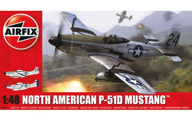 A05131 Airfix | North American P51-D Mustang - plastic model kit