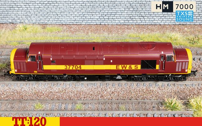 EWS - Class 37 - 37704 (DCC Sound Fitted)