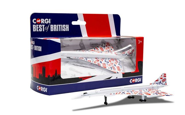 Concorde 英国製　corgitoys GS84007 Best of British Concorde