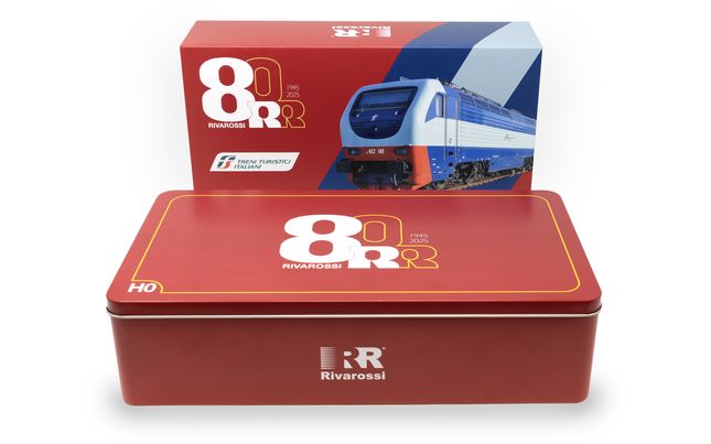 FS, Elektrolokomotive E.402B „Treni Turistici Italiani", Ep. VI, Edition zum 80. Rivarossi-Jubiläum