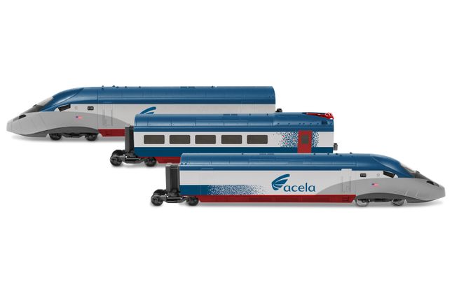 Acela model store train sets