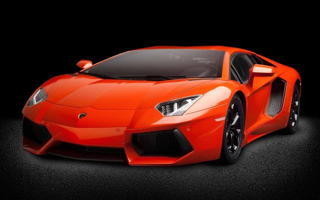 HK100 Lamborghini Aventador Arancio Argos/Metallic Orange