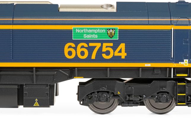 GBRf, Class 66, Co-Co, 754 'Northampton Saints' - Era 11 (Sound Fitted)