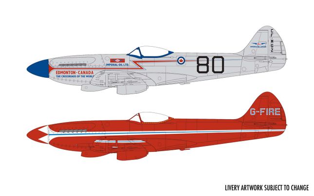 A05139 Airfix | Supermarine Spitfire MkXIV Civilian Schemes