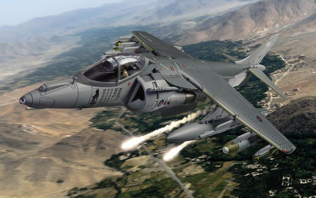 BAe Harrier GR.Mk 7 - RAF No.1 Sqn, ZD437 Michelle, RAF Kandahar,  Afghanistan, Operation Herrick, 2007