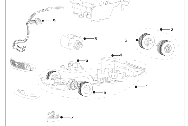 Underpan/ Front axle assembly, UNDERPAN FRT WHLS C4292