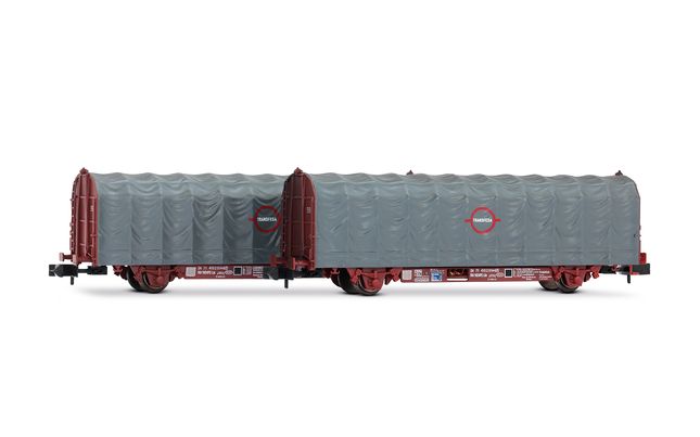 HN6695 RENFE, 2-unit pack 2-axle tarpaulin Lis wagons HN6695 RENFE, 2-unit pack 2-axle tarpaulin Lis wagons