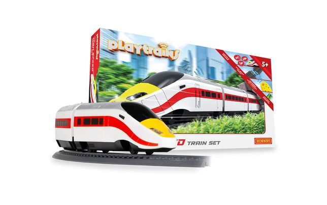 High Speed Railway Toy Set Metal Double Decker CRH High Speed