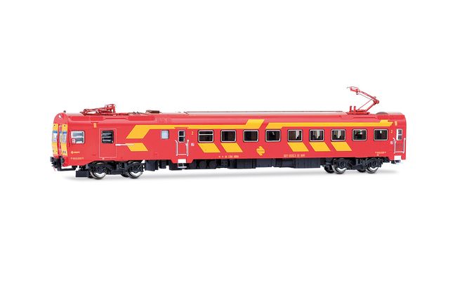 RENFE, 3-unit EMU class 444, unit 444-004 in original red and yellow livery, ep. IV, with digital decoder