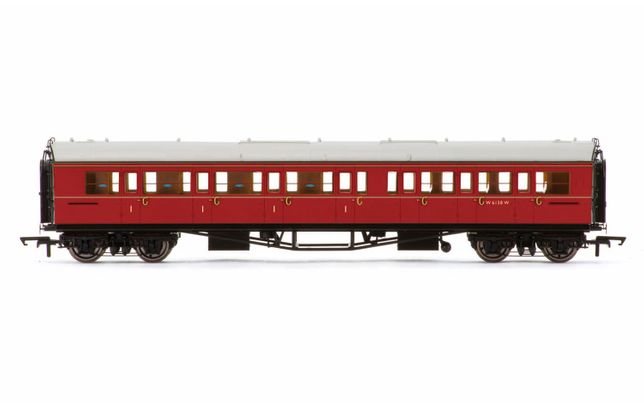 BR Collett Coach Corridor Composite LH, Maroon BR Collett Coach Corridor Composite LH, Maroon