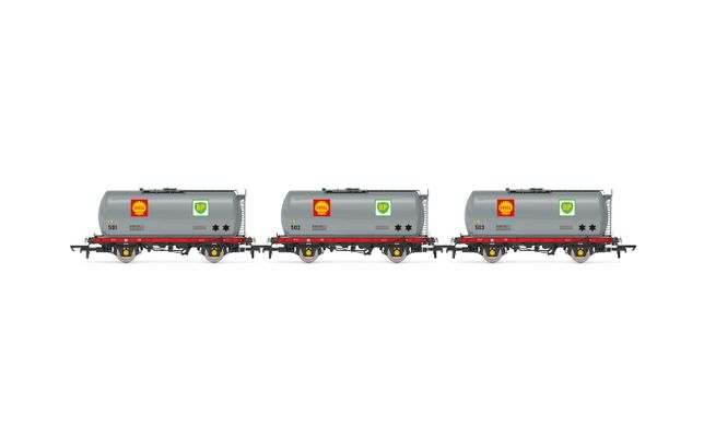 Shell, TTA Tank Wagon Triple Pack - Era 8 Shell, TTA Tank Wagon Triple Pack - Era 8
