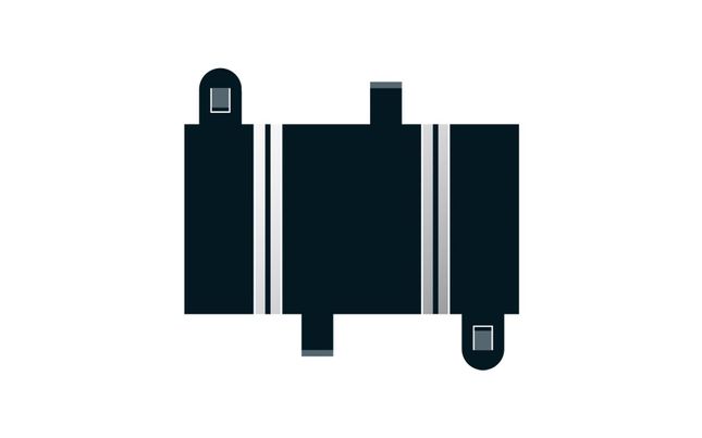 Quarter Straight 87 mm x 2