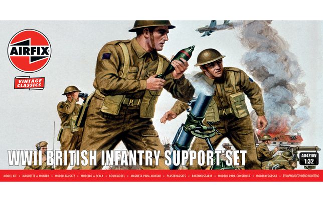 Soldats Miniatures 1/72 WW2 UK Infantry 41 - Airfix/Atlantic - Occasion - Figurines Armée Américaine