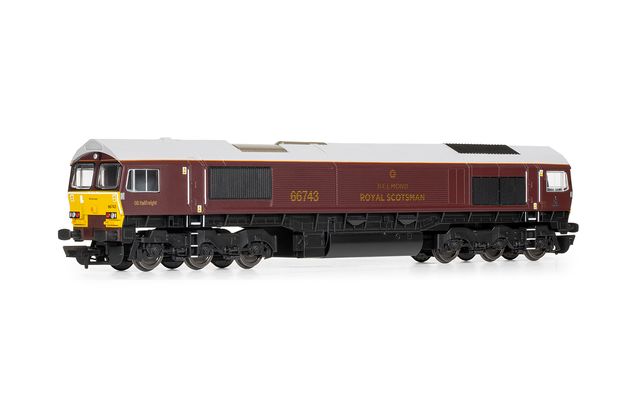 GBRf/Belmond Royal Scotsman, Class 66, Co-Co, 66743 – Era 11 GBRf/Belmond Royal Scotsman, Class 66, Co-Co, 66743 – Era 11