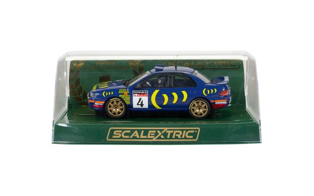 RALLY CAR COLIN McRAE memorial ミニカー　スバル C4428 Subaru Impreza WRX - Colin McRae 1995 World Champion