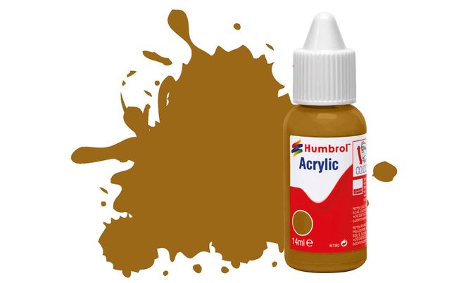 Acrylic Paint: 26 - Khaki - Matt - (14ml)