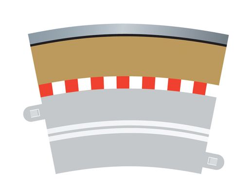 Single Lane Curved Border Single Lane Curved Border