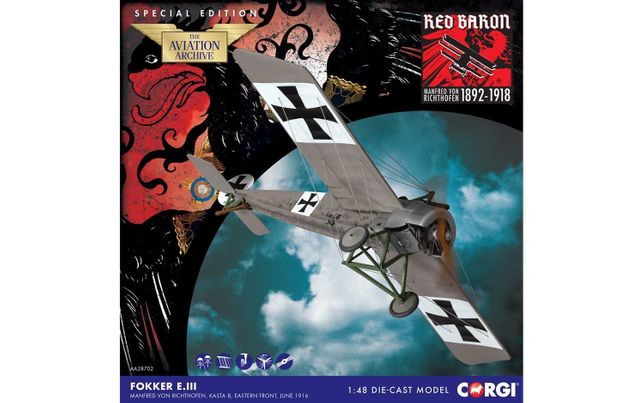 Fokker E.III, Manfred von Richthofen, Kasta 8, June 1916. Fokker E.III, Manfred von Richthofen, Kasta 8, June 1916.
