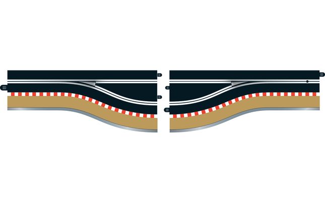 Scalextric Digital - Pit Lane Track (Left Hand) - Includes Sensor
