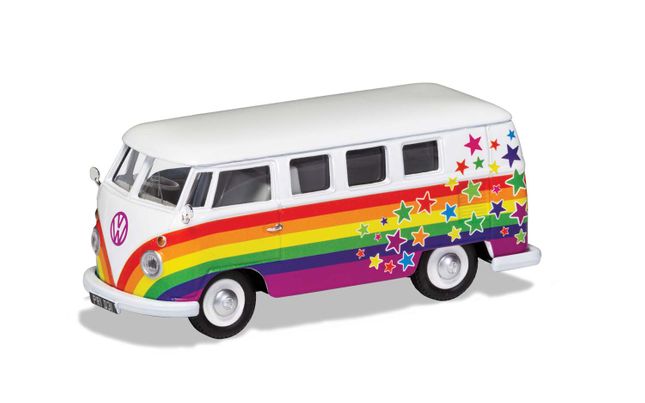 Rainbow store bus toy