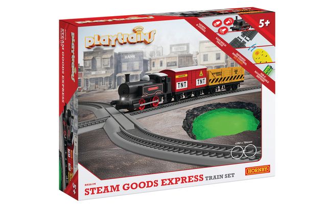Playtrains Steam Goods Express Train Set
