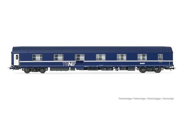 SNCB/SNCF, set motorail train, including 1 x WR SNCB ex CIWL + 1 x WL T2 SNCF + 1 x DD SNCB , ep. IV-V