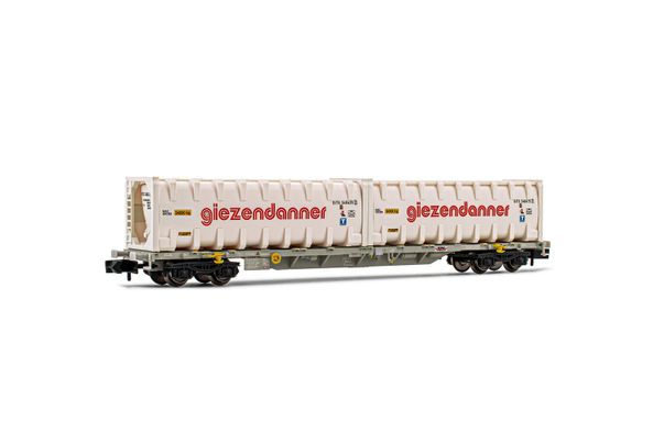 4-achs Arnold HN6446 FS 2 x 30’ Bulk-Container “BUZZATTI”, Containerwagen