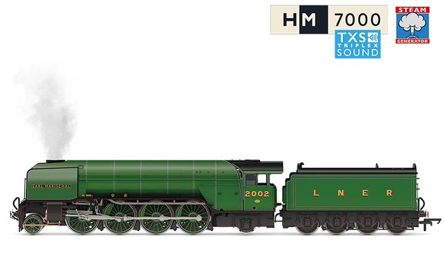 LNER - P2 Class - 2002 'Earl Marischal' (With Steam Generator)