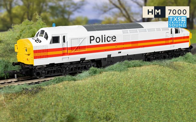 RailRoad: BR - Class 37 - '37093' Police Livery (DCC Sound Fitted)