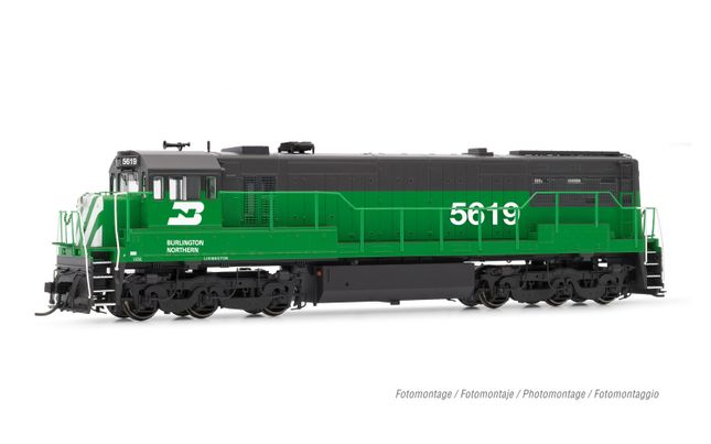 Burlington northern hot sale train set