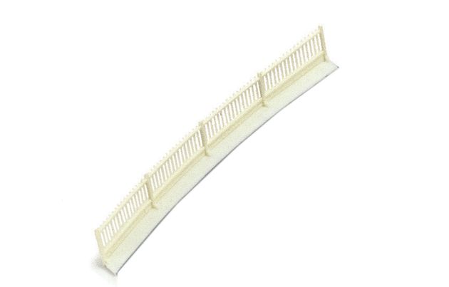 O Scale Tall Fence for Yards Felds and More - Two 6.5 nch Gray Metal