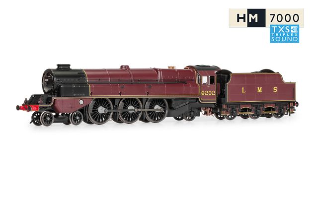 LMS, Princess Royal Class 'The Turbomotive', 4-6-2, 6202 - Era 3 DCC Sound Fitted LMS, Princess Royal Class 'The Turbomotive', 4-6-2, 6202 - Era 3 DCC Sound Fitted
