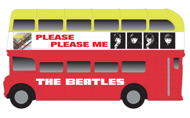 CC82342 The Beatles London Bus Route 3A