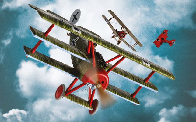 Fokker DR.1 Triplane, Wolfram Freiherr von Richthofen, 21st April 1918, Death of the Red Baron. Fokker DR.1 Triplane, Wolfram Freiherr von Richthofen, 21st April 1918, Death of the Red Baron.